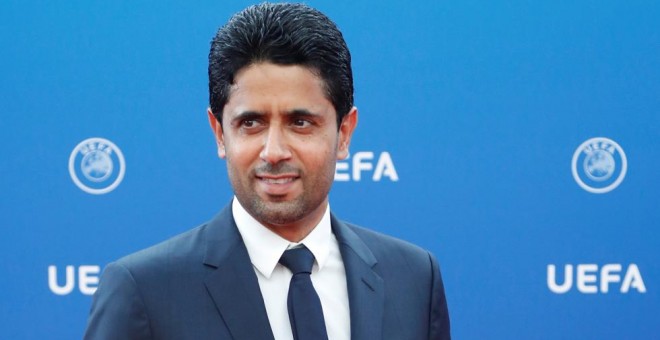 El presidente del PSG, Nasser Al Khelaïfi.- EFE