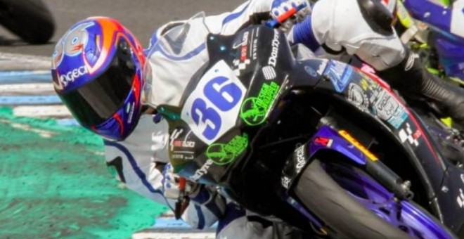 El piloto gaditano Marcos Garrido.- FEDERACIÓN ANDALUZA DE MOTOCICLISMO