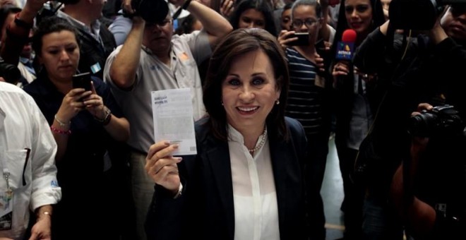 Sandra Torres, candidata de la Unidad Nacional de la Esperanza (UNE). REUTERS