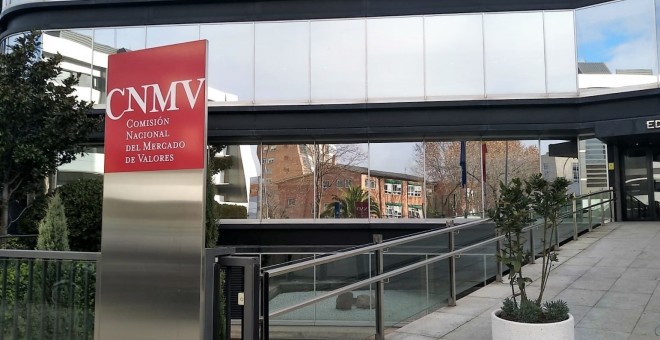 Sede de la Comisión Nacional del Mercado de Valores (CNMV) en Madrid. E.P.