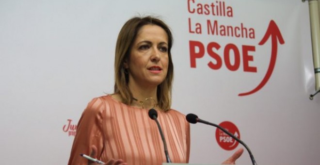 Cristina Maestre durante un acto de los socialistas. | PSOE