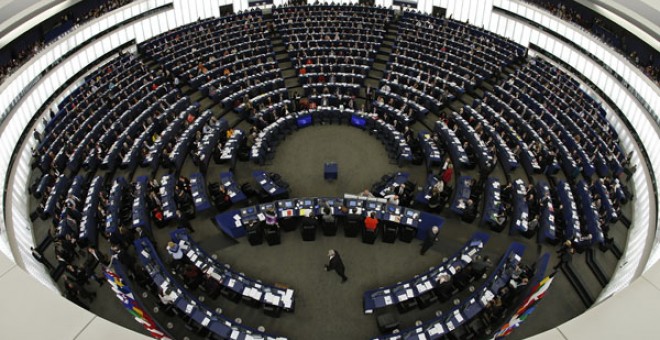 Imagen de archivo del Pleno del Parlamento Europeo. | REUTERS