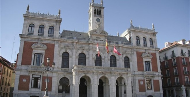 Fachada del Ayuntamiento de Valladolid. Europa Press