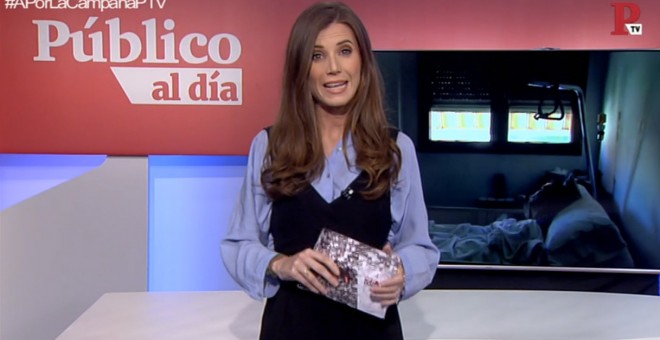 Nuria Martínez en el informativo 'Público al Día' del 11 de abril de 2019