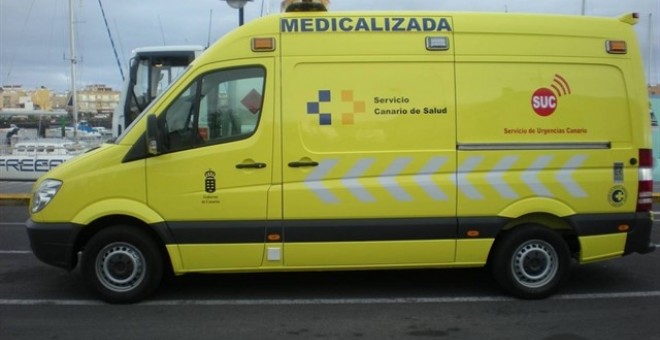 Ambulancia del Servicio de Salud de Canarias. Europa Press