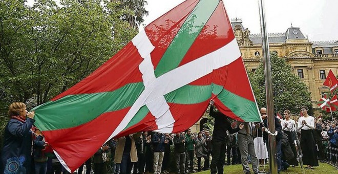 La bandera ikurriña. EFE/Archivo.