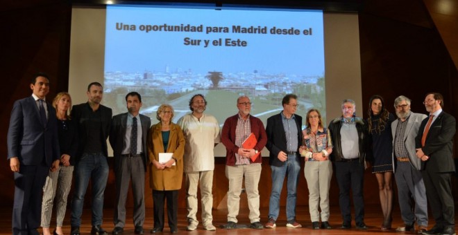 Presentación en el palacio de Cibeles del Documento Estratégico de la Oficina del Sur y Este de Madrid. Foto FRAVM