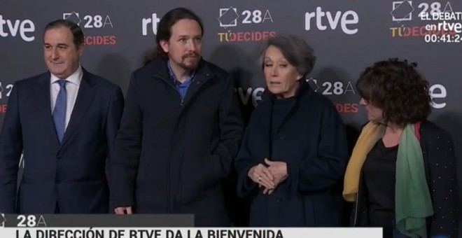 Pablo Iglesias llega a Prado del Rey