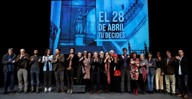 Un instante en el acto celebrado este viernes en el Círculo de Bellas Artes de Madrid. EFE