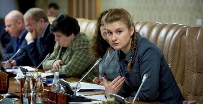 Maria Butina, acusada en EEUU de ser una agente de Rusia. REUTERS/Archivo