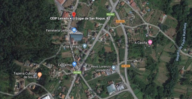 Ubicación del Colegio Público Leirado./ GOOGLE MAPS