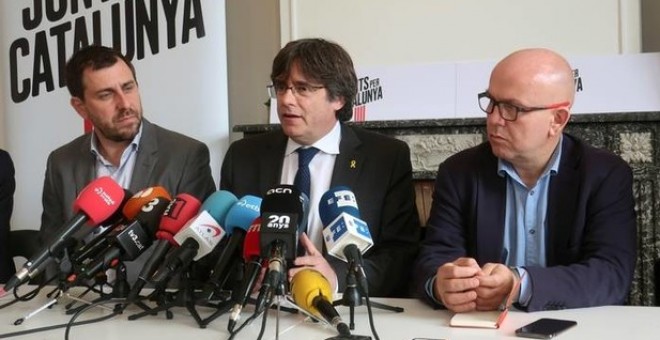 Carles Puigdemont el sábado en Bruselas. | EFE