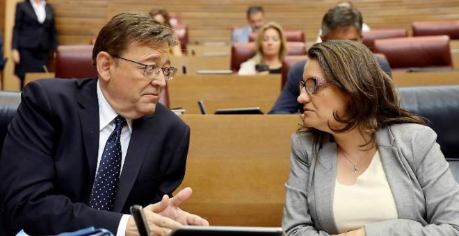 Ximo Puig y Mónica Oltra. EFE
