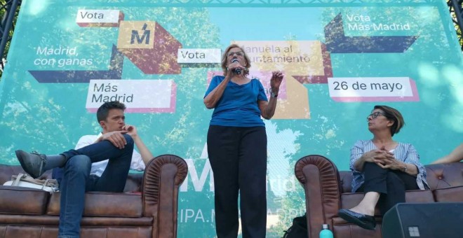 13/05/2019 - Manuela Carmena, durante un acto en Madrid. / MÁS MADRID