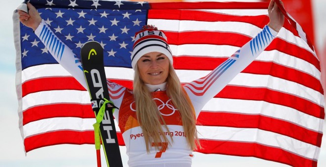 La esquiadora Lindsey Vonn./ REUTERS