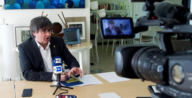 El expresident Carles Puigdemont. - EFE
