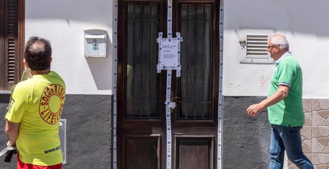 Vivienda sita en el Arenal de Palma, donde ha sido hallado esta madrugada, el cuerpo sin vida y con signos de violencia, de una mujer de 53 años después de que se la buscara desde el pasado día 12. /EFE