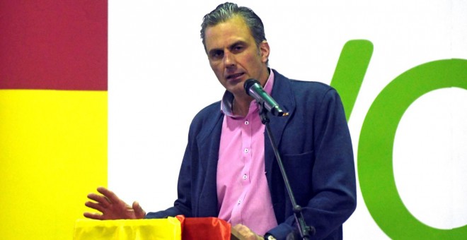 Ortega Smith, candidato a la alcaldía al Ayuntamiento de Madrid por Vox y secretario general del partido de extrema derecha./ EFE