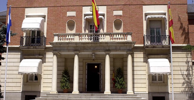 Imagen de la fachada exterior del Palacio de la Moncloa. Foto: EFE/ Pilar Mata.