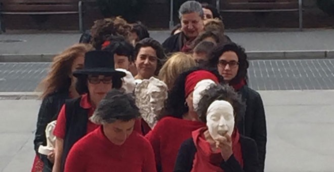 Acción de Mujeres en las Artes Visuales en el Museo de Guadalajara. / MAV