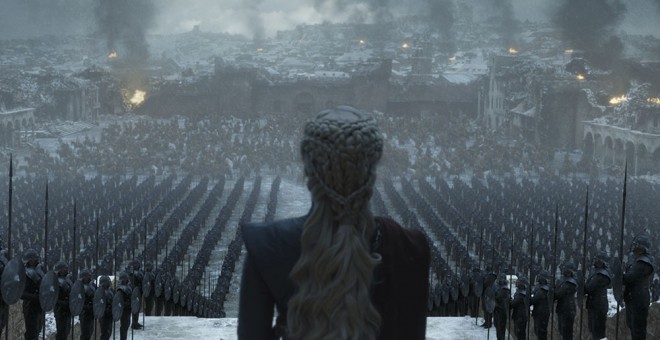 Emilia Clarke (Daenerys Targaryen), durante el último capítulo de 'Juego de Tronos'. - HELEN SLOAN (HBO)