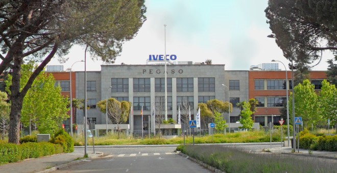 Fábrica de camiones de Pegaso-Iveco en Madrid.