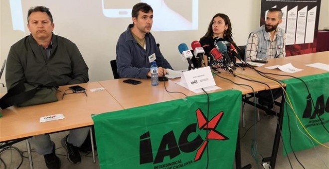 La roda de premsa de Riders X Derechos i la IAC. EUROPA PRESS.