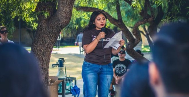 Letty Herrera, la oaxaqueña que se ha convertido en el rostro más visible de los ‘soñadores’ en California.