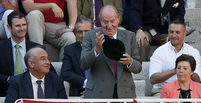 Juan Carlos I oficializará este domingo el cierre de su agenda oficial en la plaza de toros de Aranjuez. Foto: EFE