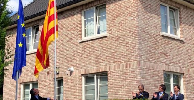 La Casa de la República, seu del Consell per la República i Residència de Puigdemont. EFE