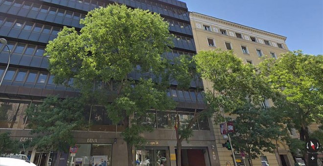 Vista de los juzgados de lo Contencioso-Administrativo en la calle Goya de Madrid. GOOLE STREET VIEW