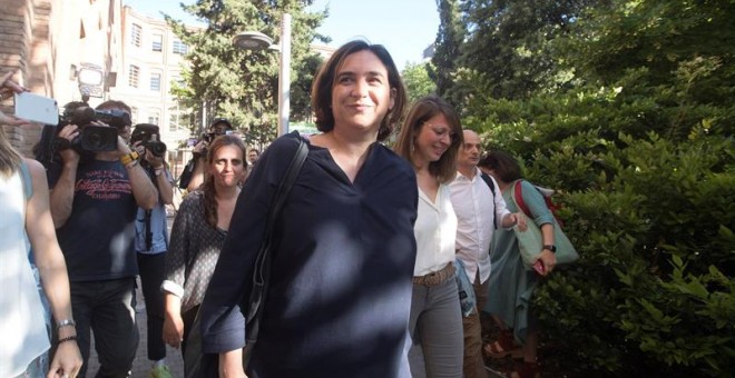 La alcaldesa de Barcelona en funciones y candidata de Barcelona en Comú, Ada Colau. - EFE