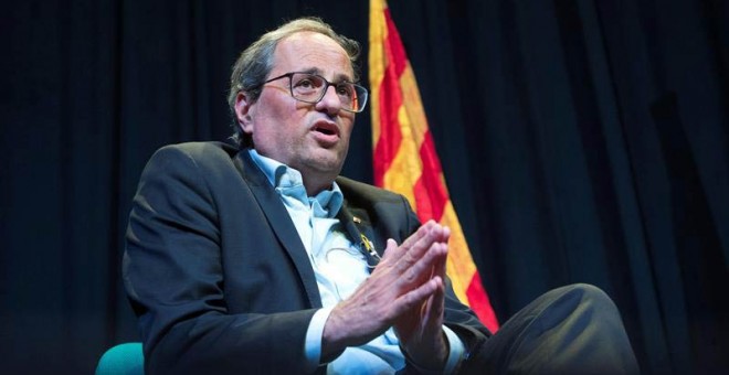 El presidente de la Generalitat, Quim Torra. (MARTA PÉREZ | EFE)