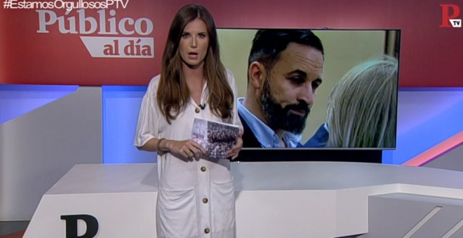 Nùria Martínez durante el informativo 'Público al Día'