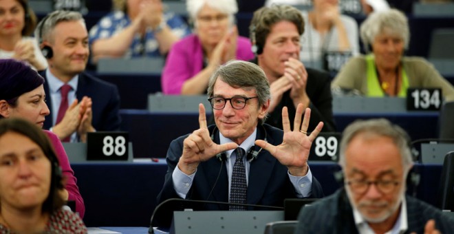 David Sassoli, nuevo presidente del Parlamento Europeo, este miércoles. REUTERS/Vincent Kessler