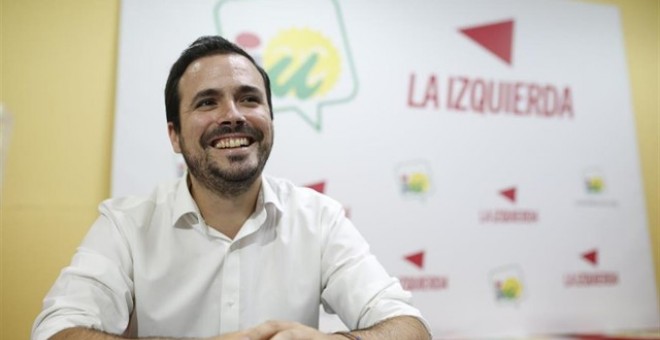 El coordinador federal de IU, Alberto Garzón. Europa Press