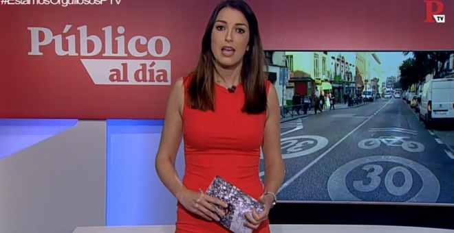 Natalia Moro en el informativo 'Público al Día' del 5 de julio de 2019