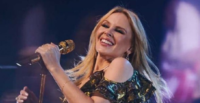 La cantant australiana Kylie Minogue. Cruïlla