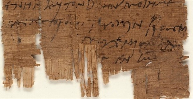Un papiro egipcio resulta ser la carta cristiana más antigua conocida. / EUROPA PRESS - UNIVERSITY OF BASEL