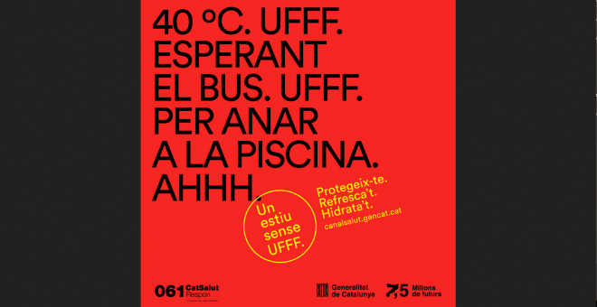 Cartell de la campanya ‘Un estiu sense UFFF’