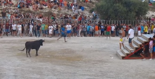 Zona de la rambla del Moralet en 2011. Imagen de un vídeo.