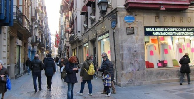 Una imagen de archivo del Casco Viejo de Bilbao. / EUROPA PRESS