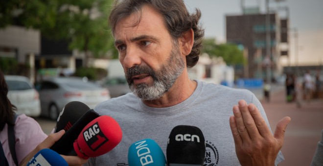 17/07/2019 - Òscar Camps, fundador de Open Arms, en declaraciones con los medios en Barcelona / EUROPA PRESS