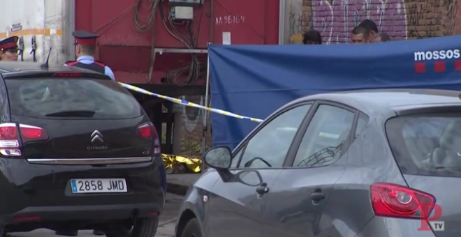 Los Mossos investigan la muerte de una mujer sueca en Barcelona, cuyo cuerpo apareció este lunes bajo un camión. Foto: Europa Press.