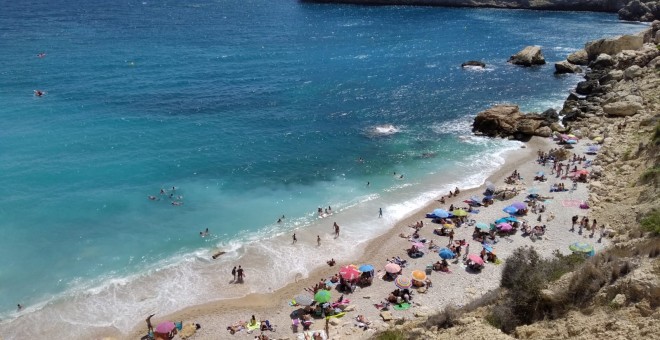 La cala Ambolo de Xàbia. Ajuntament de Xàbia