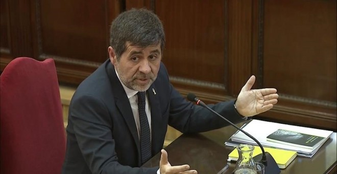 Jordi Sànchez, diputat suspès de JxCat durant el judici al Suprem