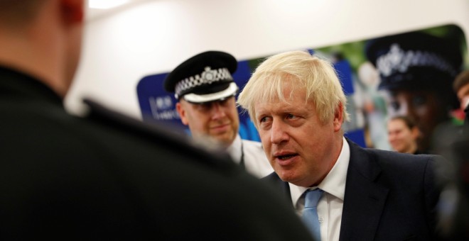 05/09/2019- El primer ministro británico, Boris Johnson, durante un acto en Wakefield. / EFE