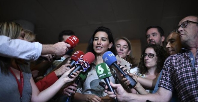 L portavoz de Vox en el Asamblea de Madrid, Rocío Monasterio. /EUROPA PRESS