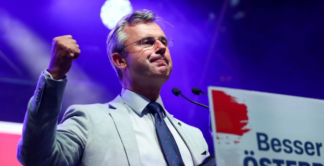 El líder de la formación ultraderechista Partido de la Libertad de Austria, Norbert Hofer. / Reuters