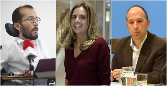 Las tres formaciones de izquierda con posibilidades de obtener escaños en Aragón (Podemos, PSOE y Chunta) han iniciado la campaña poniendo en tela de juicio la idoneidad de sus cabezas Aragón de lista (Pablo Echenique, Susana Sumelzo, y Carmelo Asensio) p